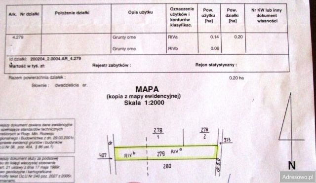 Działka budowlana Chomontowce. Zdjęcie 1