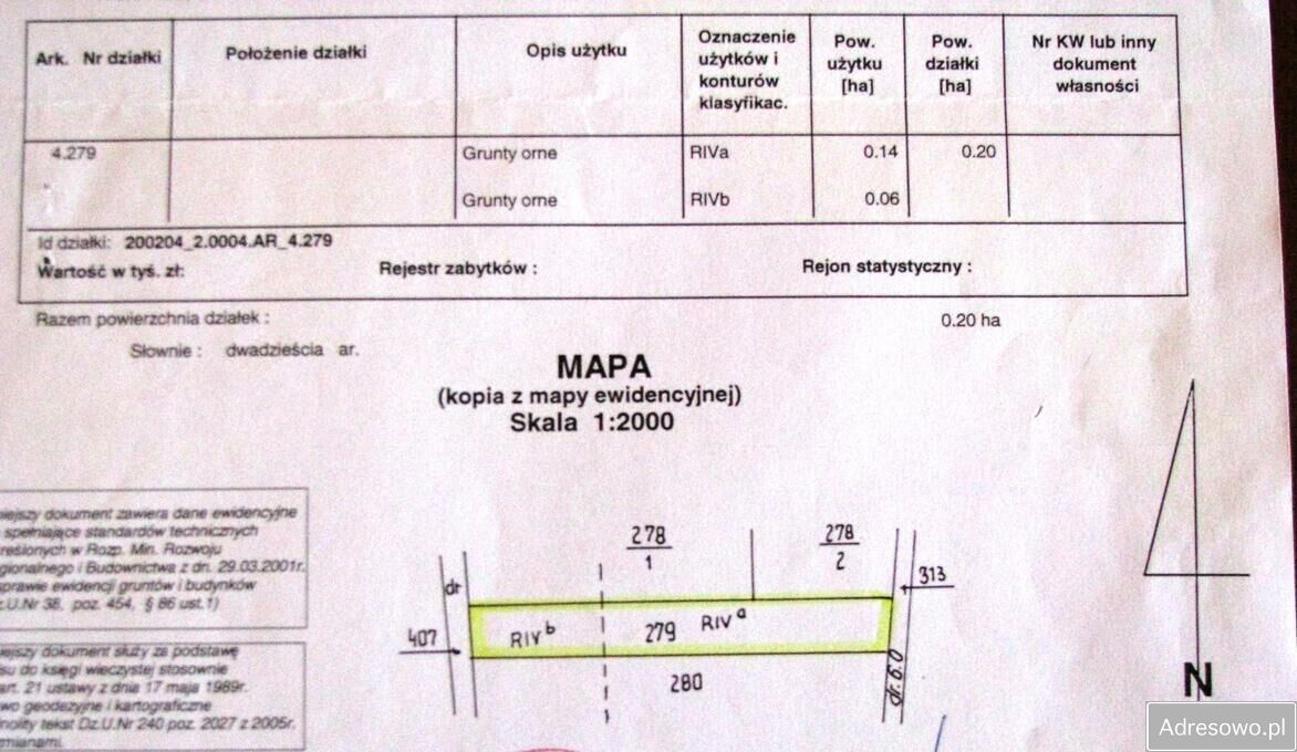 Działka budowlana Chomontowce. Zdjęcie 1