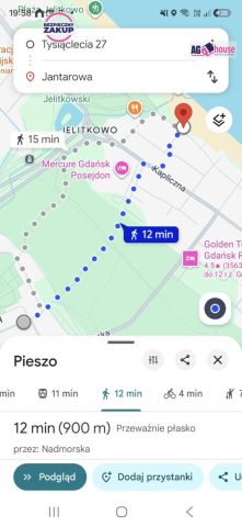 Mieszkanie 2-pokojowe Gdańsk Jelitkowo, ul. Tysiąclecia. Zdjęcie 2