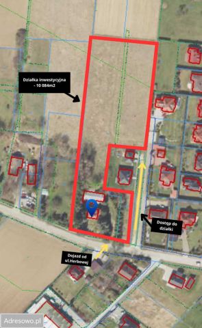 Działka inwestycyjna Rzeszów Budziwój, ul. Herbowa. Zdjęcie 1
