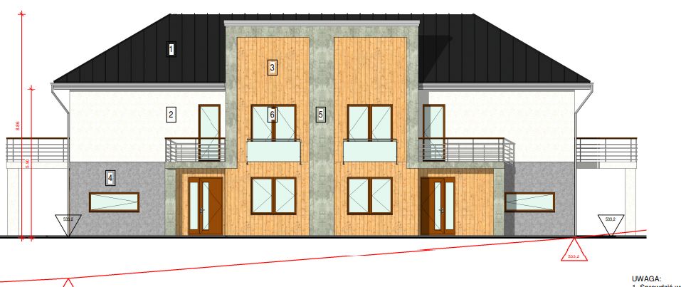 bliźniak, 4 pokoje Rabka-Zdrój Gilówka, ul. Gilówka. Zdjęcie 9