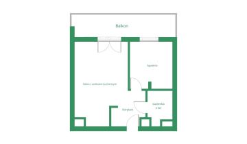 Mieszkanie 2-pokojowe Gdańsk Łostowice, ul. Niepołomicka