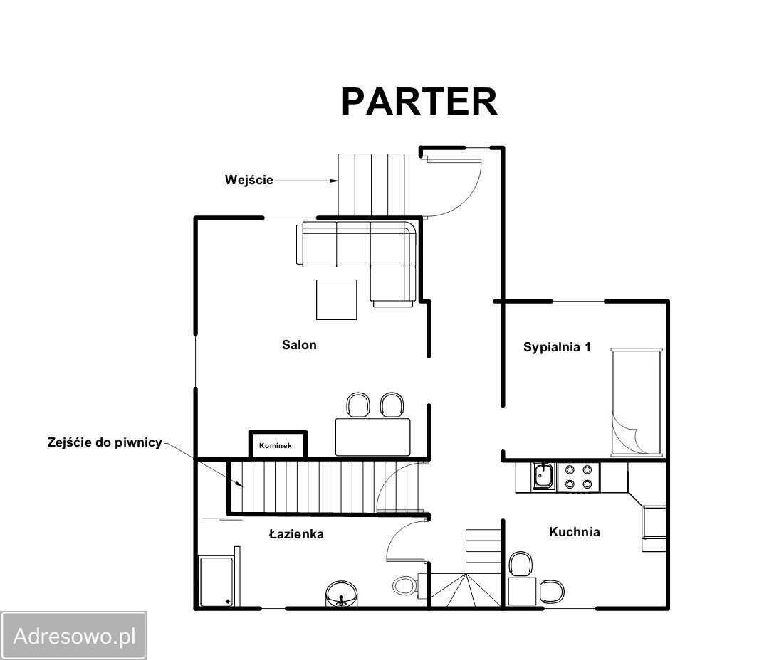 dom wolnostojący, 4 pokoje Janowice, ul. Jana Kubika. Zdjęcie 9