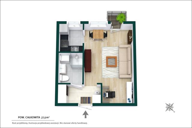 Mieszkanie 1-pokojowe Warszawa Targówek, ul. Bolesławicka. Zdjęcie 20