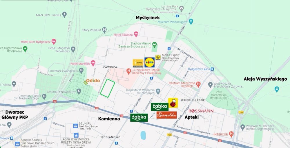 Mieszkanie 2-pokojowe Bydgoszcz Osiedle Leśne, ul. Powstania Listopadowego. Zdjęcie 8