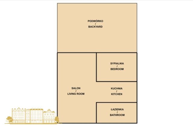 Mieszkanie 2-pokojowe Kraków, ul. Wrocławska. Zdjęcie 10