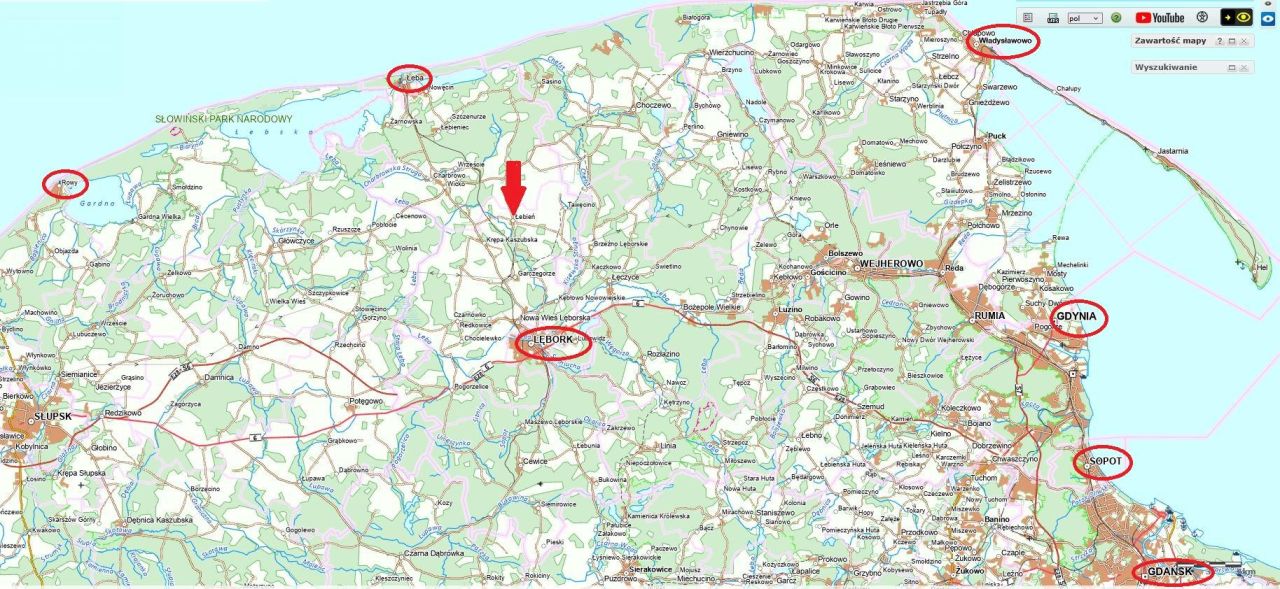 dom wolnostojący, 5 pokoi Łebień. Zdjęcie 3