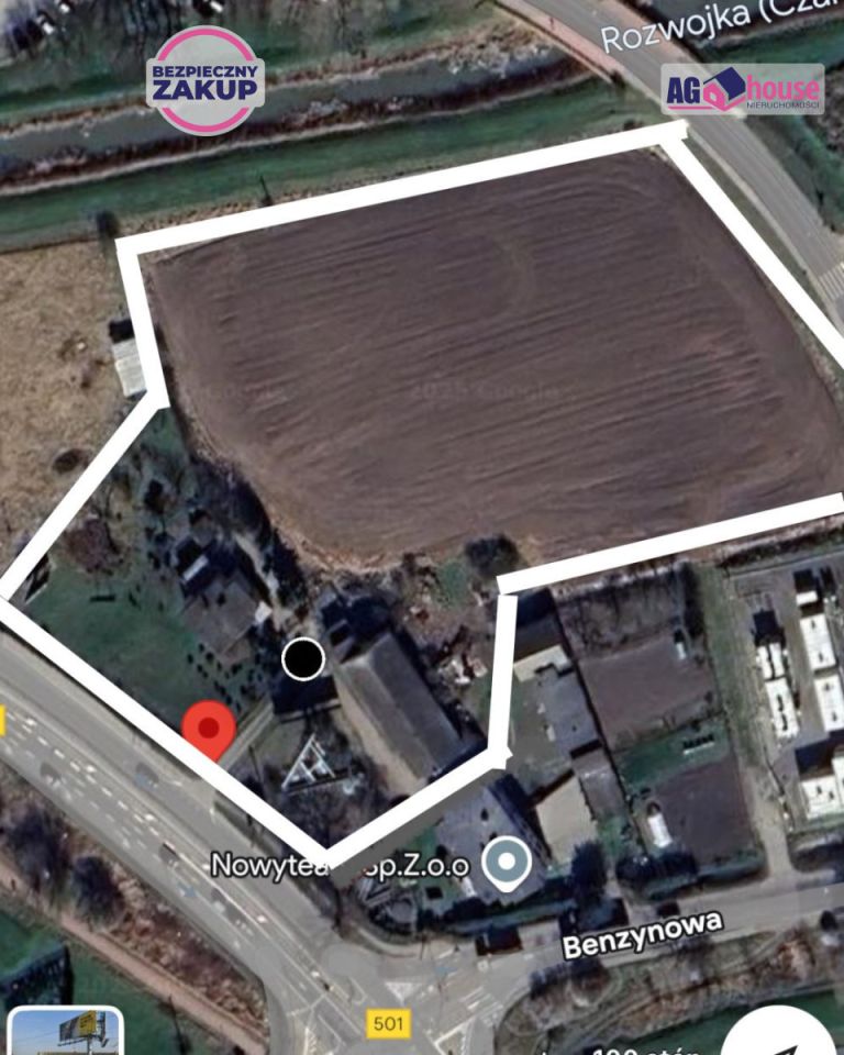 Działka inwestycyjna Przejazdowo, ul. Benzynowa. Zdjęcie 2