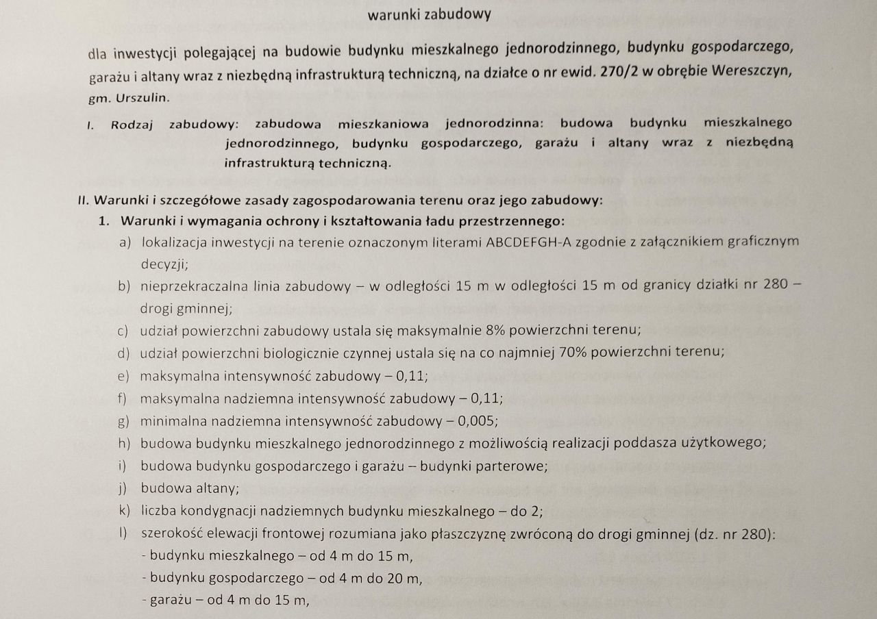 Działka rolno-budowlana Wereszczyn Białki. Zdjęcie 4