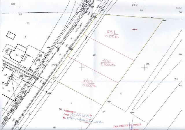 Działka budowlana Tarnobrzeg Ocice, ul. Ocicka. Zdjęcie 1