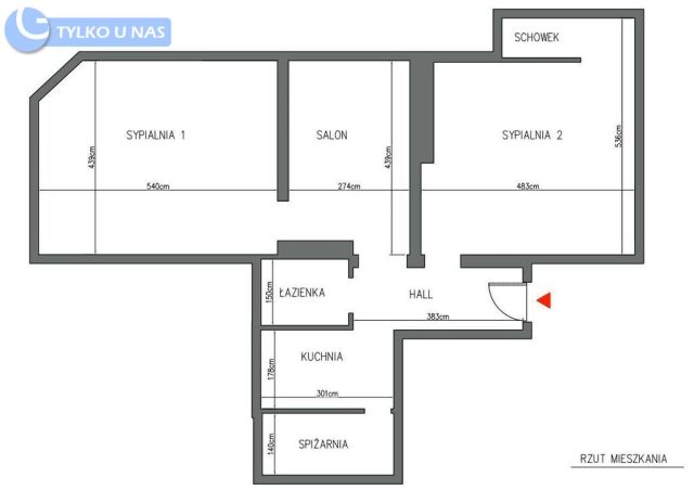 Mieszkanie 3-pokojowe Kraków Prądnik Czerwony, ul. Kwartowa. Zdjęcie 18