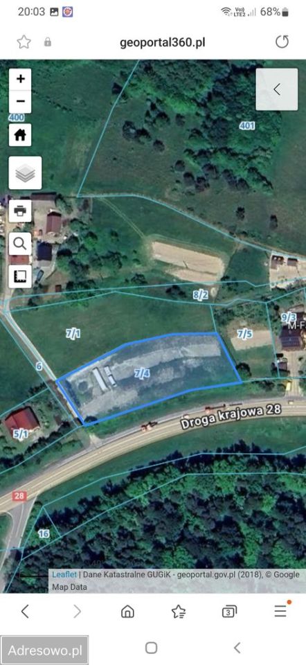 Działka budowlana Trzetrzewina. Zdjęcie 1