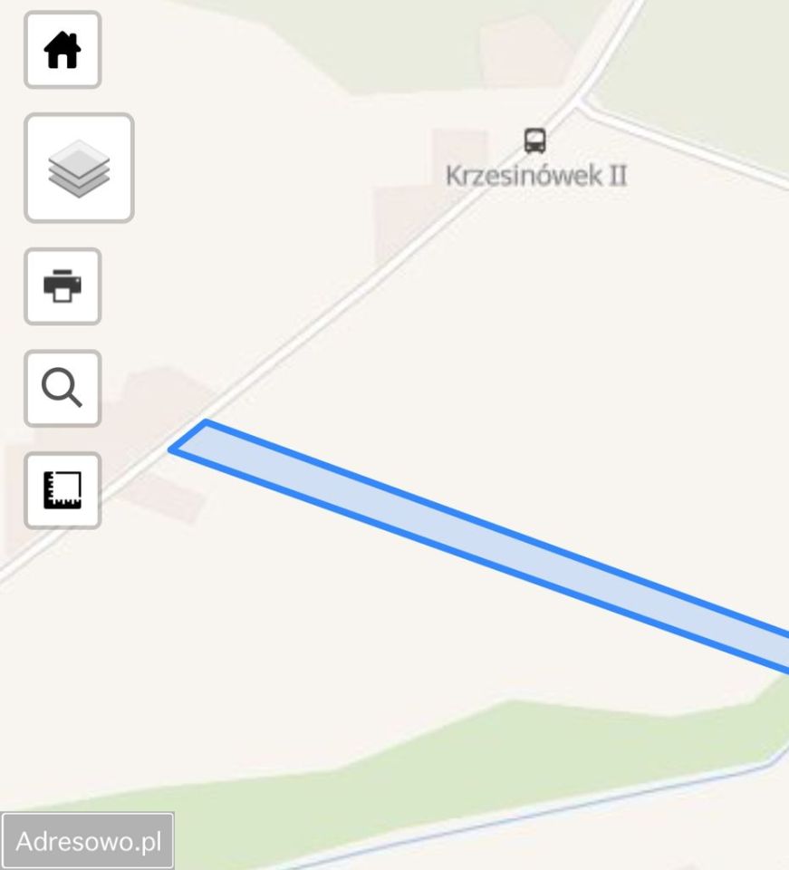 Działka rolno-budowlana Krzesinówek