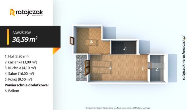 Mieszkanie 2-pokojowe Rumia, ul. Owsiana. Zdjęcie 8