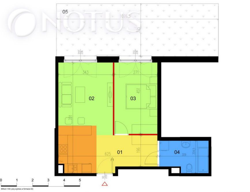 Mieszkanie 2-pokojowe Warszawa Mokotów. Zdjęcie 4