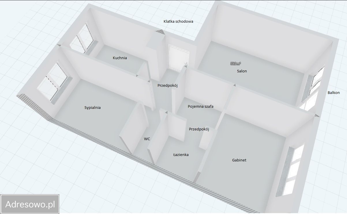 Mieszkanie 3-pokojowe Łódź Górna, ul. Józefa Ignacego Kraszewskiego. Zdjęcie 3