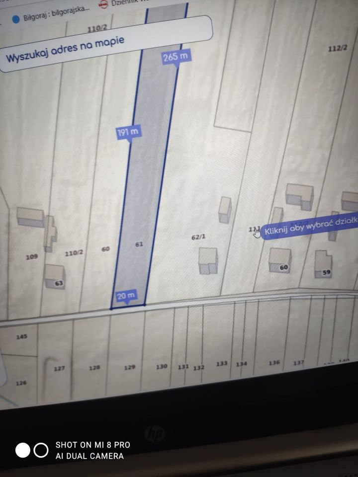 Działka rolna Wieprzów Tarnawacki. Zdjęcie 3