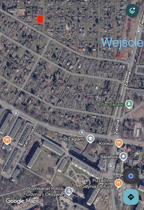 Działka rod Gdynia Obłuże, ul. Zielona. Zdjęcie 3