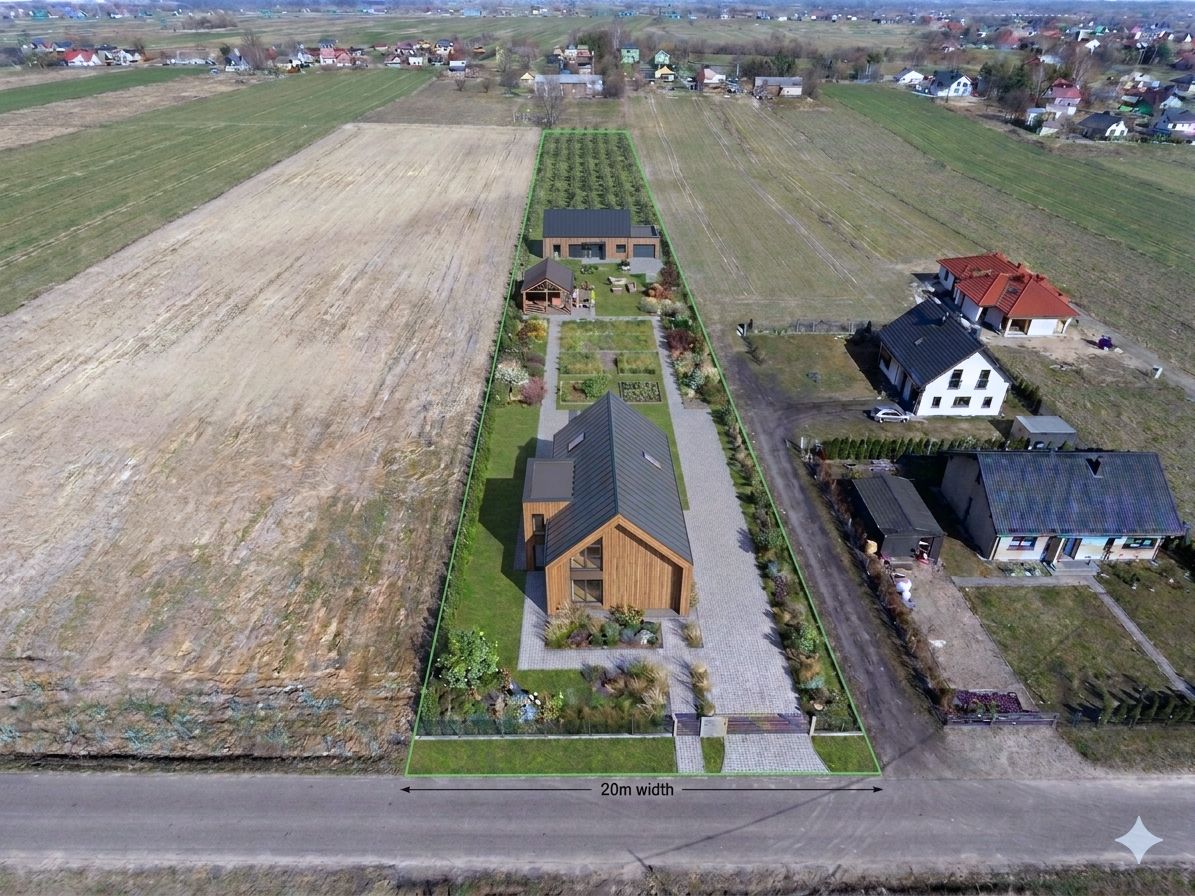 Działka rolno-budowlana Niedrzwica Duża, ul. Cicha. Zdjęcie 2