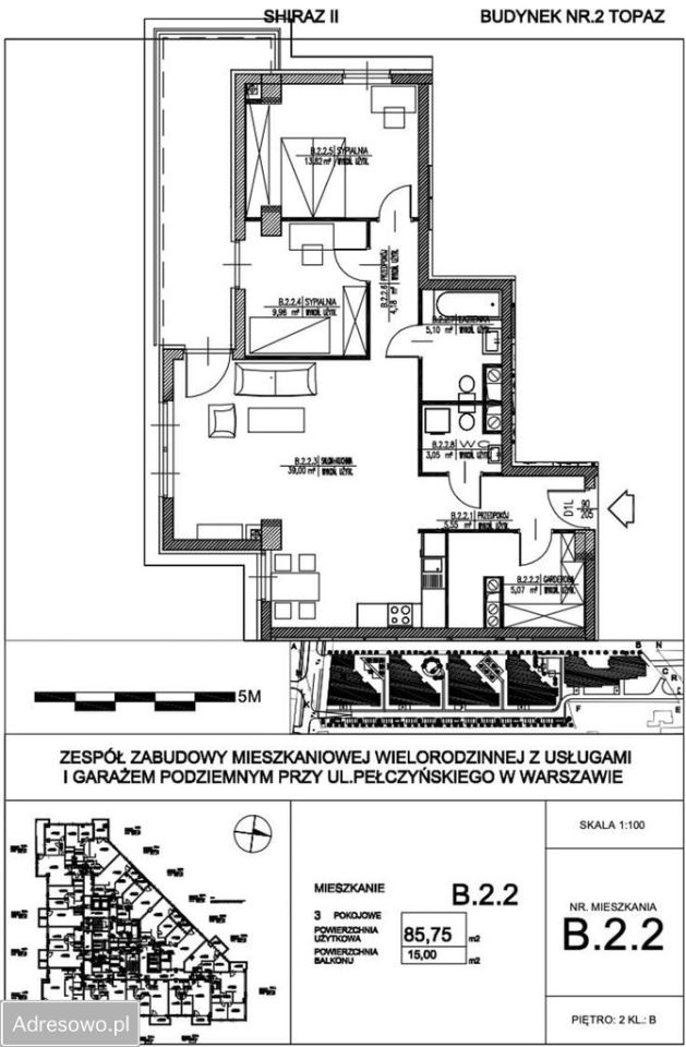 Mieszkanie 3-pokojowe Warszawa Bemowo, ul. Powstańców Śląskich. Zdjęcie 12