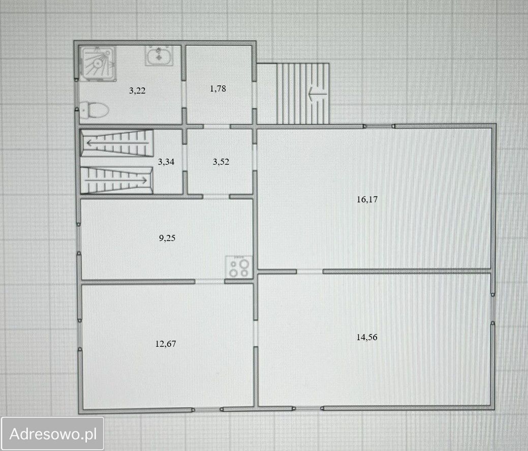 dom wolnostojący, 3 pokoje Ciechanowiec. Zdjęcie 2