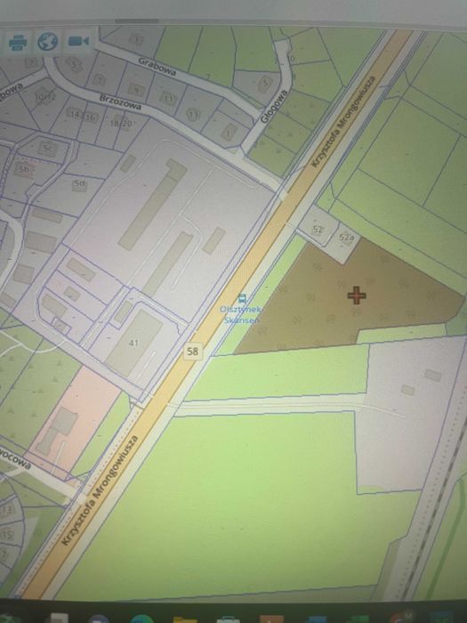 Działka inwestycyjna Olsztynek, ul. Mrongowiusza. Zdjęcie 1
