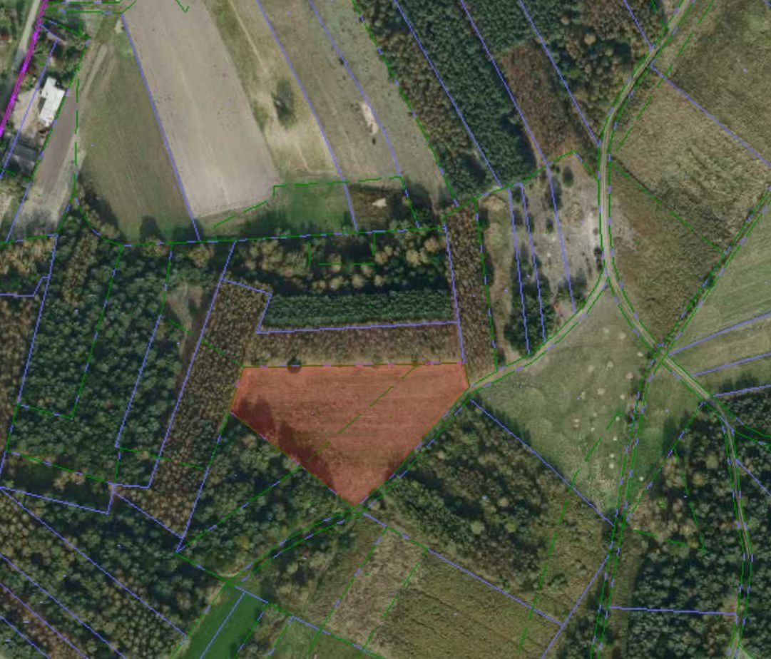 Działka rolna Knapy Smykle