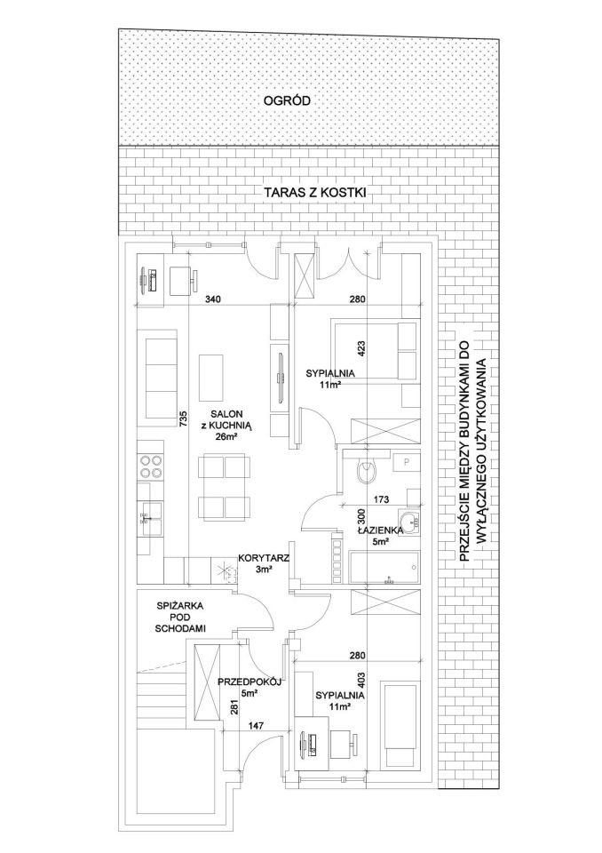 Mieszkanie 3-pokojowe Opole Szczepanowice, ul. Dworska. Zdjęcie 15