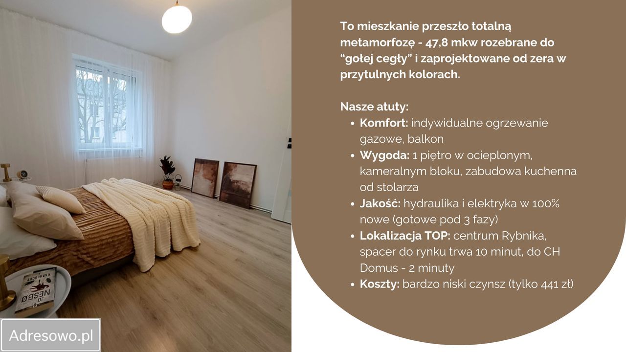 Mieszkanie 3-pokojowe Rybnik Maroko-Nowiny, ul. Pawła Cierpioła. Zdjęcie 9