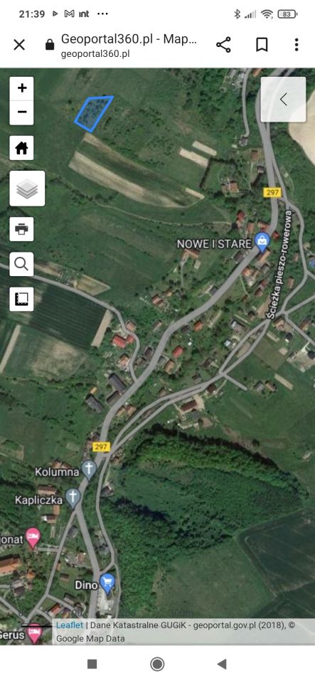 Działka rolna Pławna Dolna