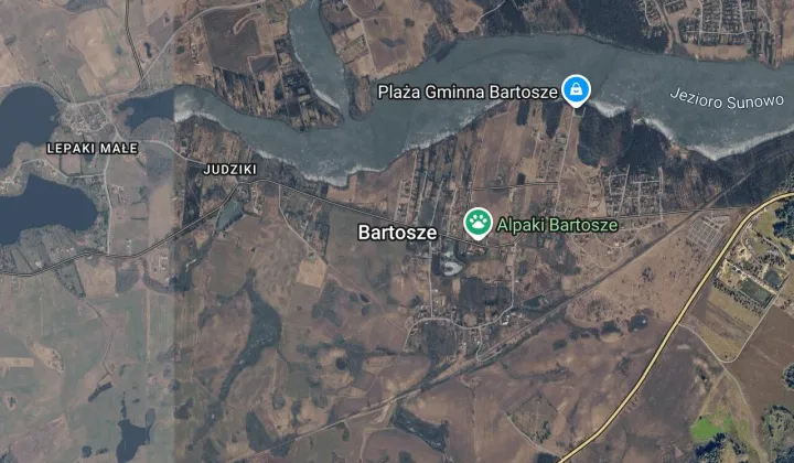 Działka rolno-budowlana Bartosze
