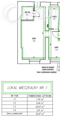 Mieszkanie 2-pokojowe Kraków Pychowice, ul. Rodzinna. Zdjęcie 2