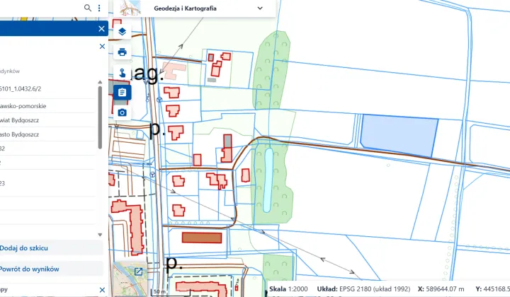 Działka siedliskowa Bydgoszcz Fordon, ul. gen. Tadeusza Bora-Komorowskiego