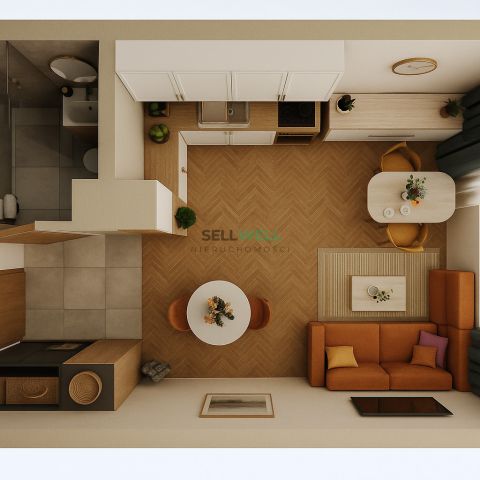 Mieszkanie 1-pokojowe Łódź Polesie, al. 1 Maja. Zdjęcie 5