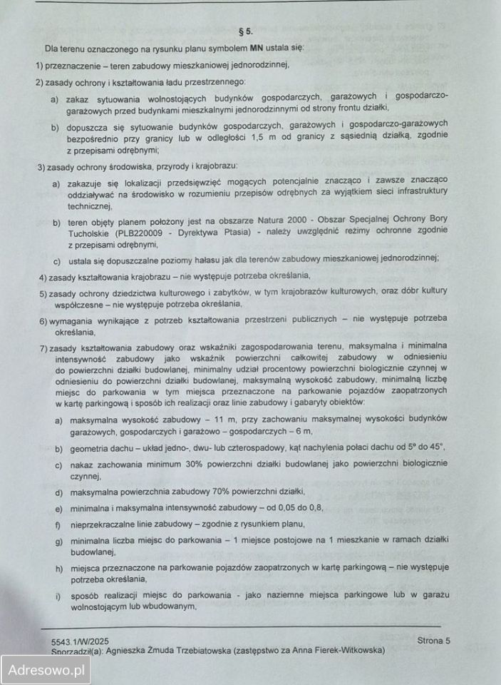 Działka budowlana Czersk. Zdjęcie 6