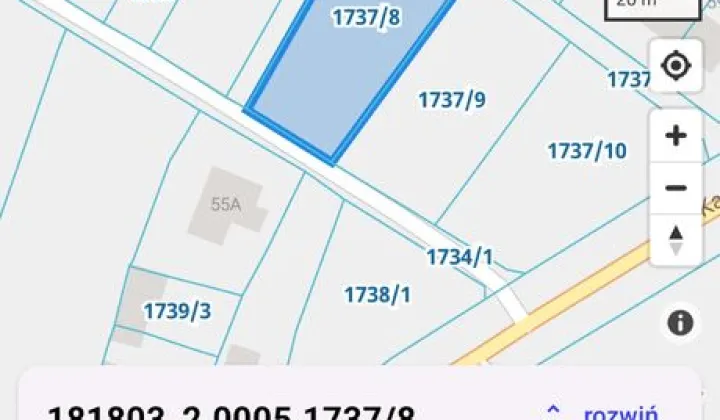 Działka budowlana Pysznica Kaczyłów