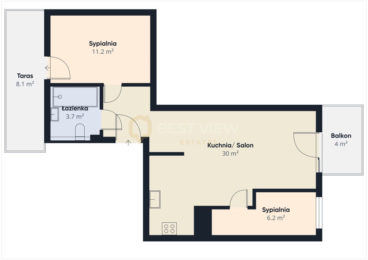 Mieszkanie 3-pokojowe Warszawa Wola, ul. Fort Wola. Zdjęcie 14