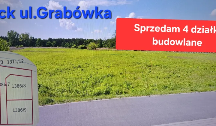 Działka budowlana Płock Grabówka, ul. Grabówka