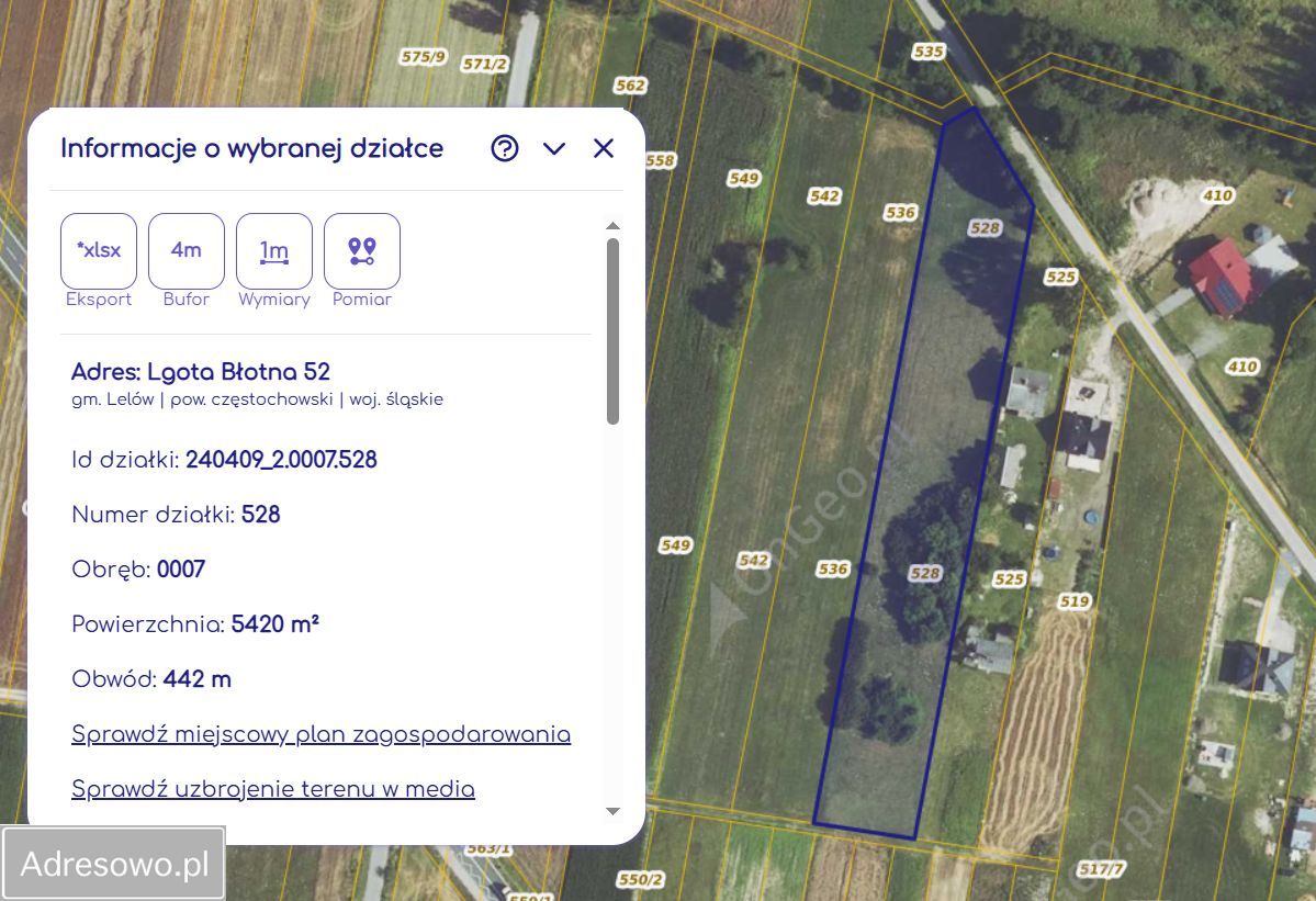 Działka rolno-budowlana Lgota Błotna. Zdjęcie 6