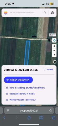 Działka rolna Strożyska. Zdjęcie 1