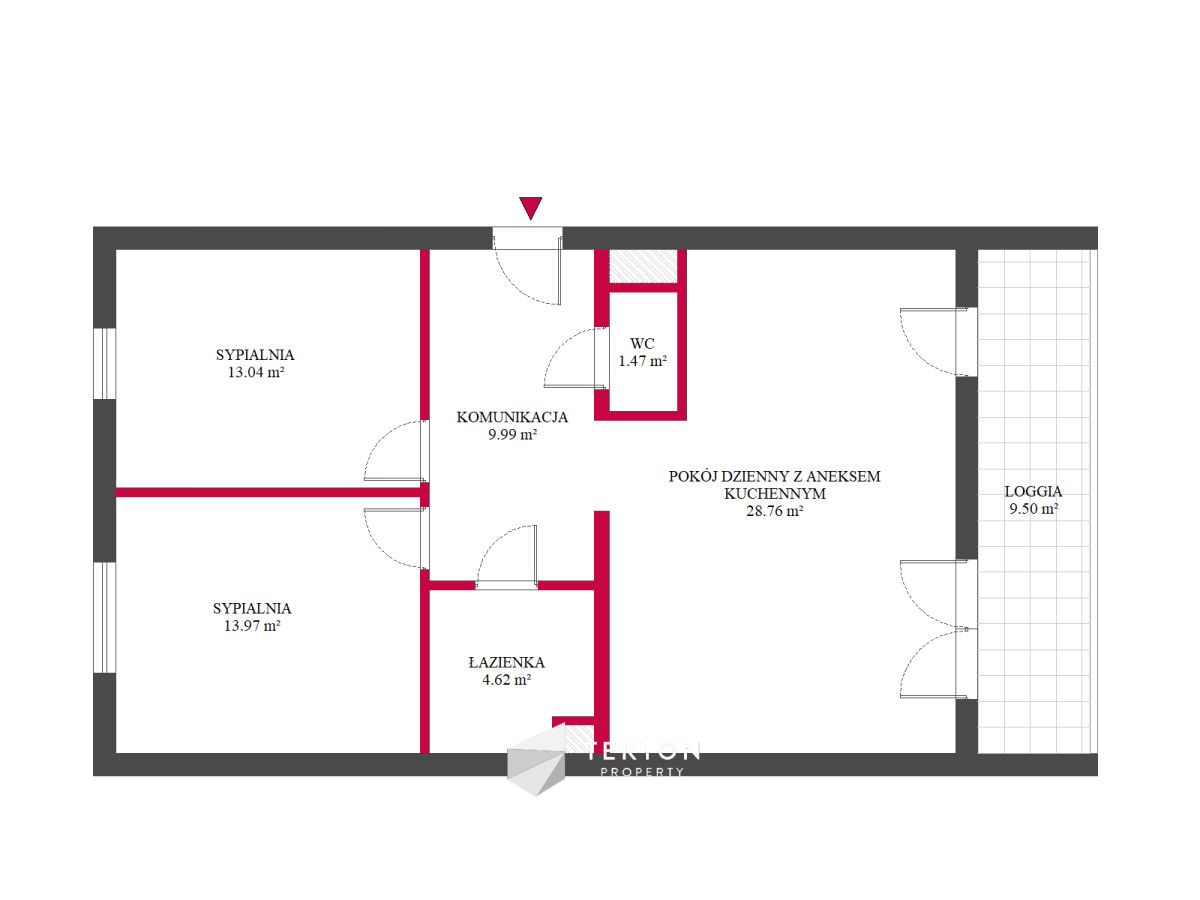 Mieszkanie 3-pokojowe Poznań Rataje, ul. Milczańska. Zdjęcie 15