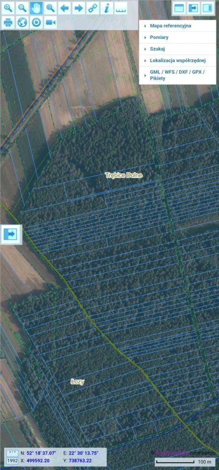 Działka leśna Trębice Dolne. Zdjęcie 2