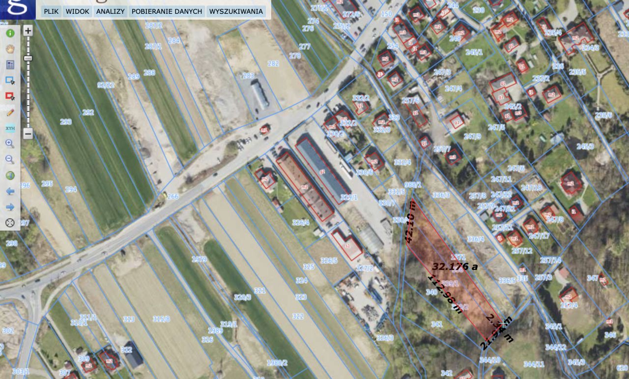 Działka budowlana Osieczany. Zdjęcie 1