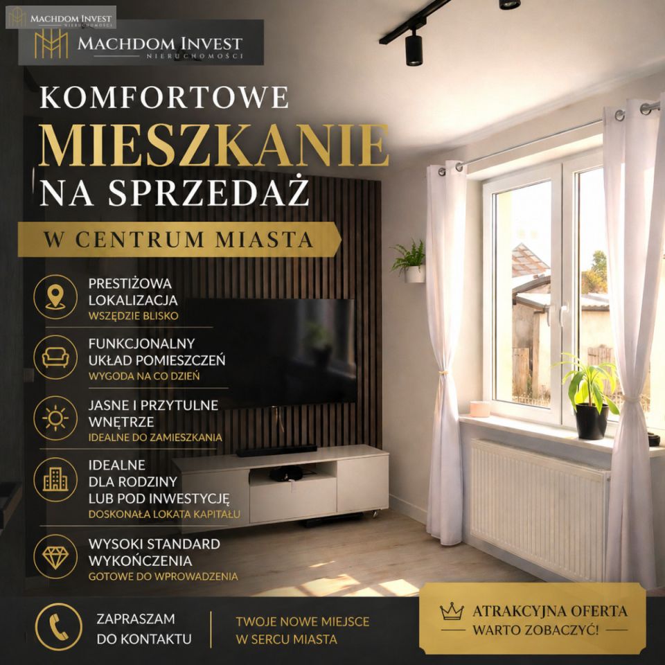Mieszkanie 3-pokojowe Brodnica, ul. Władysława Łokietka. Zdjęcie 1