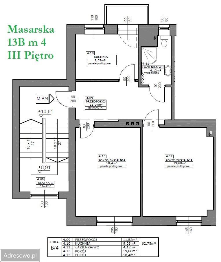 Mieszkanie 2-pokojowe Legnica Centrum, ul. Masarska. Zdjęcie 10