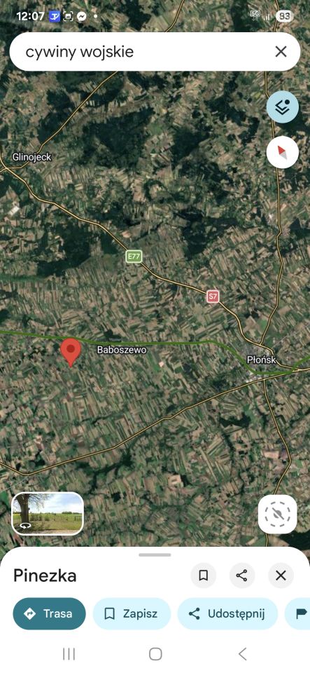 Działka rolno-budowlana Cywiny Wojskie. Zdjęcie 5