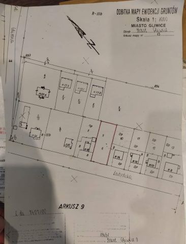 Działka budowlana Gliwice Stare Gliwice, ul. Łabędzka. Zdjęcie 1