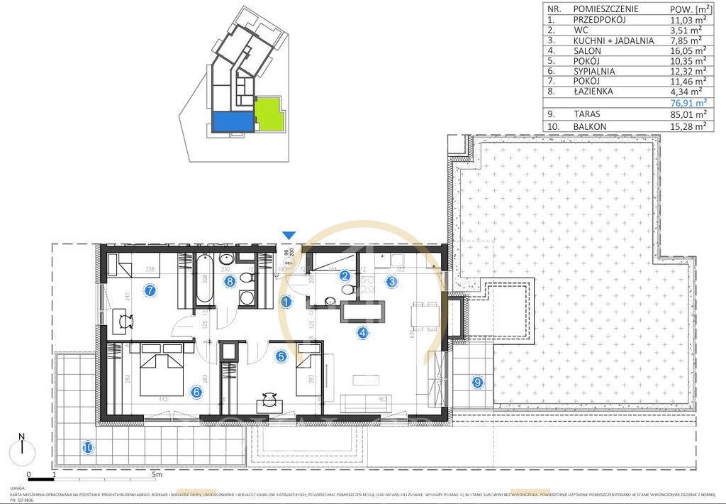 Mieszkanie 4-pokojowe Lublin Czechów Dolny, ul. Choiny. Zdjęcie 5
