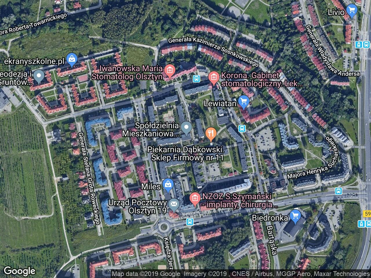 Mieszkanie 3-pokojowe Olsztyn Jaroty, ul. gen. Leopolda Okulickiego