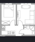 Mieszkanie 2-pokojowe Szczytno, ul. Jarosława Dąbrowskiego. Zdjęcie 3